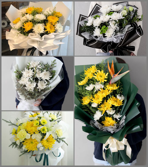 黑龙江哈尔滨木兰县白事花束代送
